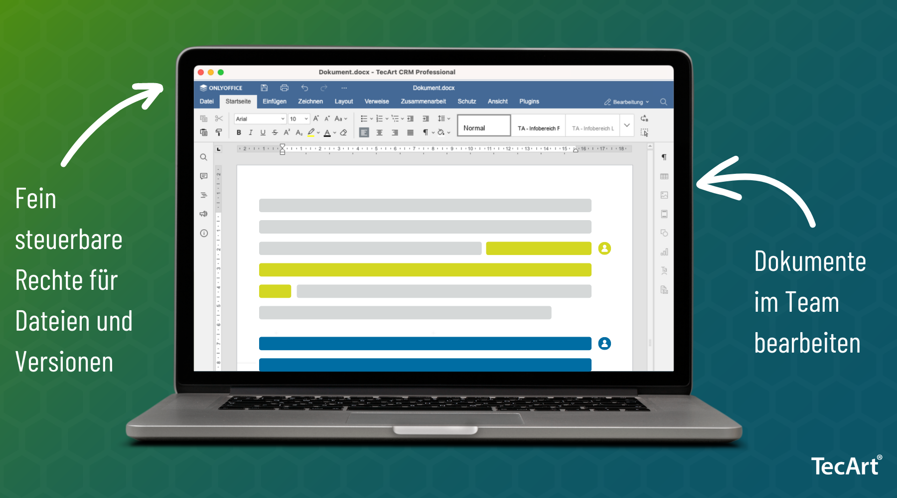 Integrierte Dokumentenbearbeitung